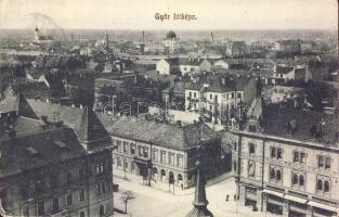 Győr with synagogue
