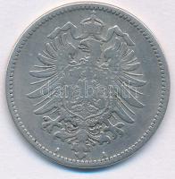 Német Birodalom 1876A 1M Ag T:2-,3
German Empire 1876A 1 Mark C:VF,F
Krause KM#7