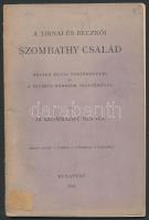 1892 Bp., Dr. Szombathy Ignác: A tirnai és beczkói Szombathy család, Beczkó rövid történetével és a Beczkói nemesek jegyzékével, fametszetekkel, 64p