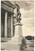 Esztergom, Mária szobor, bazilika, kiadja Groszner B. (fa)