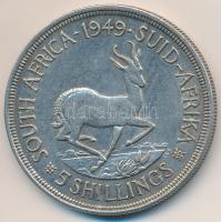 Dél-Afrika 1949. 5Sh Ag "VI. György" T:2
South Africa 1949. 5 Shilling Ag "George VI...
