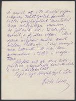 1926 Bp., Sipőcz István nyugalmazott igazságügy-miniszter, volt székesfővárosi polgármester kétoldal...