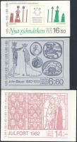 3 db klf bélyegfüzet, 2 stamp-booklets