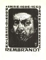 Fery Antal (1908-1944): 11 db  Ex libris. Fametszet, klisé, linó,  papír, jelzettek a metszeten, 4×2...