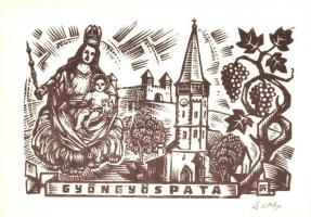 Fery Antal (1908-1944): 11 db  Ex libris. Fametszet, klisé, linó,  papír, jelzettek a metszeten, 4×2...