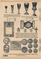 Budapest ~1930. "Ludvig Ezüstkoszorús Éremkészítő, Éremverő Műintézete és Bronzműárugyára"...