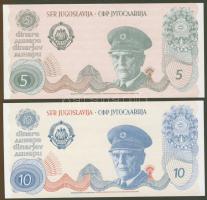 Jugoszlávia 1990. 5D + 10D ki nem adott pár T:I RRR!!!