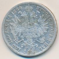 Ausztria 1884. 1Fl Ag "Ferenc József" T:2- patina
Austria 1884. 1 Florin Ag "Franz J...