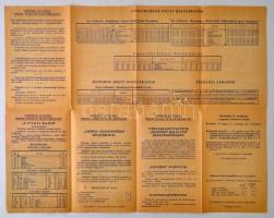 cca 1930 Dunai utazások MFTR hajókon. Kihajtható 8 részes