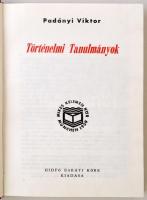 Padányi Viktor: Történelmi tanulmányok. München, 1972, Hídfő Baráti Köre, 301 p. Kiadói aranyozott e...