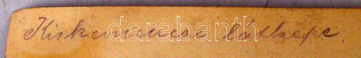 cca 1900   Felvidék, Kiskemencse látképe 17x8 cm