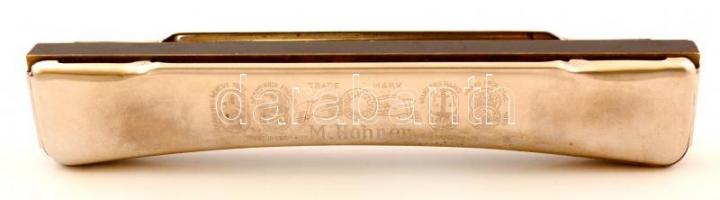 "Unsere Lieblinge" M. Hohner szájharmonika, saját dobozában, 18×3,5×2 cm