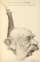 Franz Joseph political propaganda, satire s: Orens