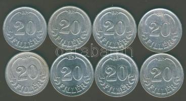 1938. 20f (7x) T:1/2 (1x),2/2 (6x),3 (1x)