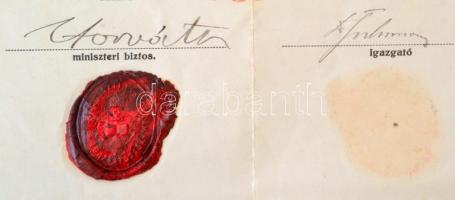 1922 Hajóstiszti tanfolyam bizonyítvány