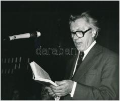 Sütő András (1927-2006) író, 3 db fotó, 23x18 cm., 23x18 cm., 18x22 cm