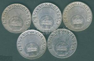 10f 1926,1938 T:3 1927,1935,1936 T:2/3 összesen 5klf