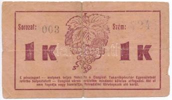 Cegléd 1919. 1K "Czegléd Városi Pénztár" T:III-
Adamo CEG-1.1