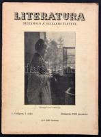 1926 Supka Géza (szerk.): Literatura, I. évf., 1. szám. Budapest, 1926, Lantos Rt, 4+32+4 p. Kiadói tűzött papírkötés. A borítója picit foltos, gyűrött. Az újságot középen félbe hajtották. Ezt leszámítva jó állapotban.