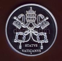 Vatikán "XI.Pius" modern multicolor színes/Ff emlékérem T:PP