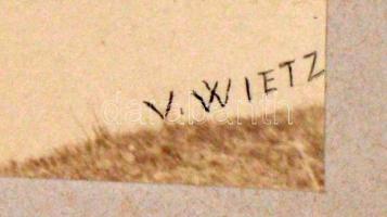 cca 1900 2 db nagyméretű, érdekes, beazonosításra váró városképes fotó 43x32 cm