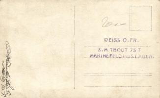 SM Torpedoboot 75T / K. u. K. Navy torpedoboat, in winter, photo