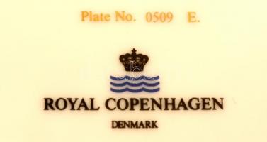 6 db dán porcelán falitányér, matricásak, jelzettek, apró kopásnyomokkal, d: 21,5 cm