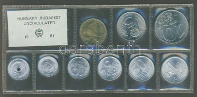 1981. 2f-10Ft 9klf db szettben T:1