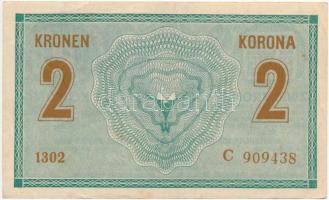 1914. 2K "C" sorszámjel, hamis "Zimony" felülbélyegzéssel (fake overprint) T:III