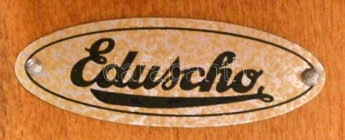 Porcelán testű nosztalgia Eduscho kávédaráló, saját dobozában, jó állapotban, m: 34 cm