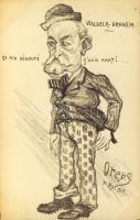 Waldeck-Dranem political propaganda, satire s: Orens
