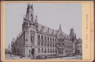 cca 1890 Köln 21 fotót tartalmazó egészvászon kötésű füzet  / Album von Cöln a/Rhein. Photo booklet ...