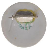 1972. "KTE Postás Konferencia - 1972. Augusztus 23-24. Gödöllőn" festett, jelzett Hollóház...