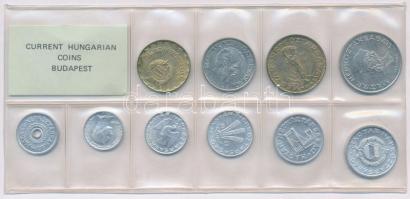 1983. 2f-20Ft 10db klf, érmés forgalmi sor fóliatokban T:1