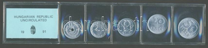 1991. 2f-50f 5klf db szettben T:1