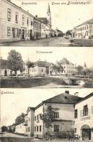 Blindenmarkt, Hauptplatz, Villenviertel, Gasthaus / main square, villa quarter, guest house (ázott sarok / wet corner)