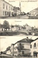 Blindenmarkt, Hauptplatz, Villenviertel, Gasthaus / main square, villa quarter, guest house (ázott sarok / wet corner)