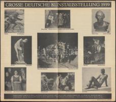 1939-1940 Grosse Deutsche Kunstausstellung 2 kiállítási katalógus / 2 nazi art exhibition catalogue