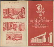 1939-1940 Grosse Deutsche Kunstausstellung 2 kiállítási katalógus / 2 nazi art exhibition catalogue