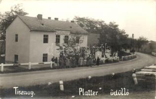 1943 Tiszaug, Platter János üdülője, photo