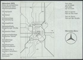 1972 München Olimpiai belépő evezésre, szép állapotban / 1972 Munich Olympic ticket for rowing, in g...