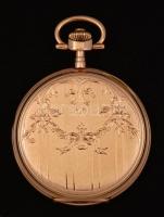cca 1920 Pacemaker 14K arany zsebóra, Duplafedeles aranyóra, hibátlan, működő állapotban / Ancre Spi...
