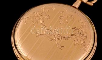 cca 1920 Pacemaker 14K arany zsebóra, Duplafedeles aranyóra, hibátlan, működő állapotban / Ancre Spi...