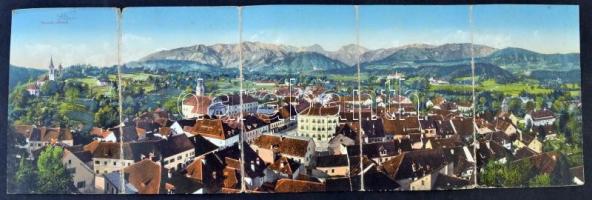 Kamnik, General view, 5-tiled panoramacard (b)