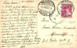 1930 Brassó, Kronstadt, Brasov; Vadászok elejtett medvékkel és vaddisznókkal / Hunting party with hu...