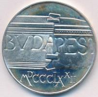 1972. 100Ft Ag "Budapest" sérült plasztiktokban T:BU