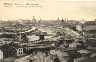 Moscow, Moskau; Le Kremlin pris du Mont Chvivy / kremlin, view from the mountain