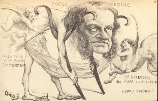 Bérenger political propaganda, satire s: Orens