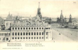 Moscow, Moskau; Kremlin, Palais de lEmpereur Nicolas I. / Kremlin, palace (ázott sarok / wet corner)