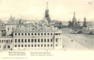 Moscow, Moskau; Kremlin, Palais de lEmpereur Nicolas I. / Kremlin, palace (ázott sarok / wet corner)